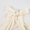Solid Bow Knot Halter Women Sleeveless Skinny Tank High Street Style Fashion Simple Design