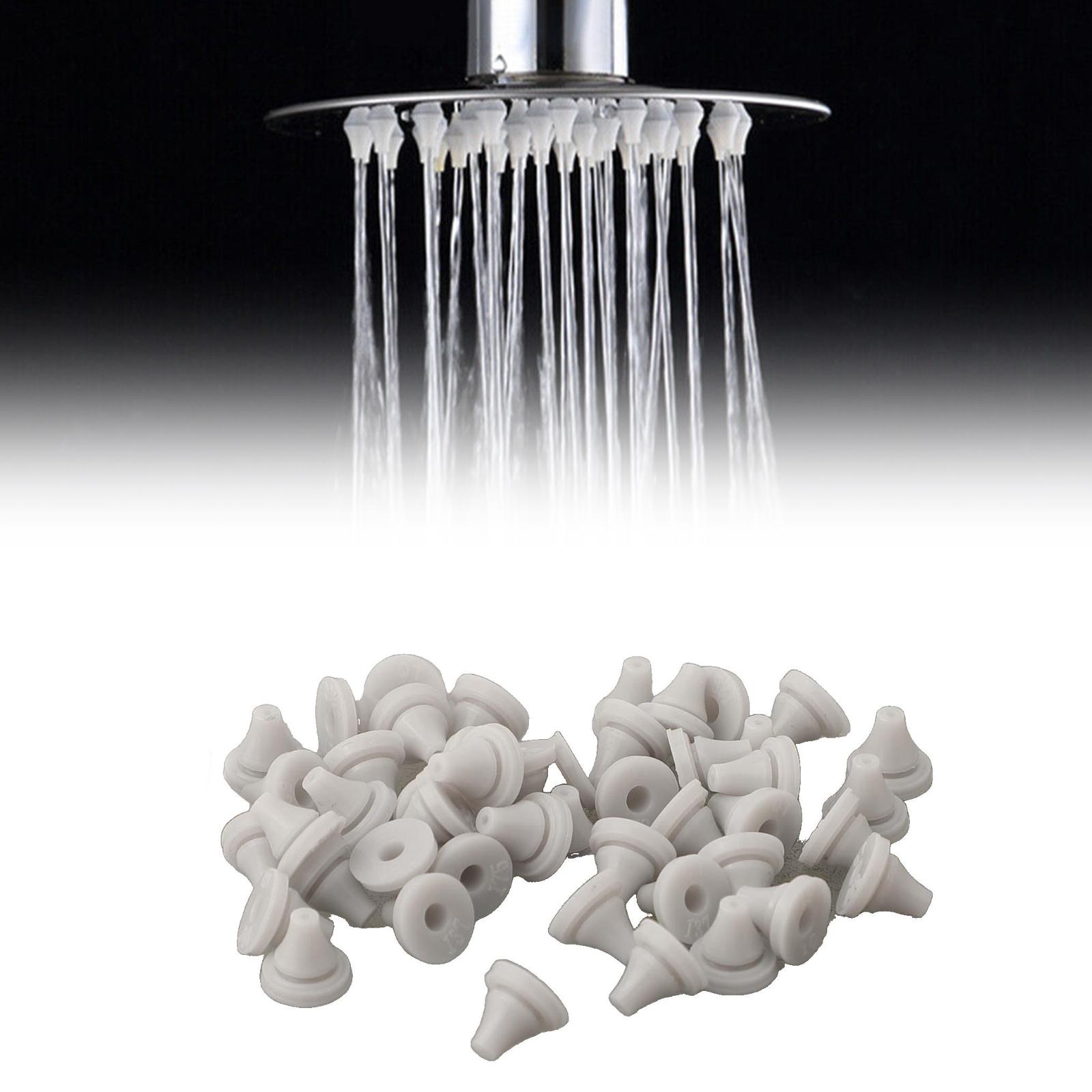 Shower Head Nozzles Replacement Pack 50pcs Compatible with 4mm Opening Size Shower Heads Silic Spray Water Outlet China Mainland