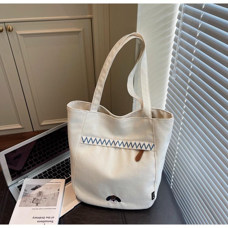 Bag Solid Color Large Capacity Shoulder Bag Women's Simple Tote Bag Underarm Bag Women's Bag