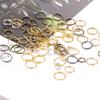 200-500Pcs Iron Double Ring Jump Ring For DIY Necklace Bracelet Jewelry Making Craft Accessories