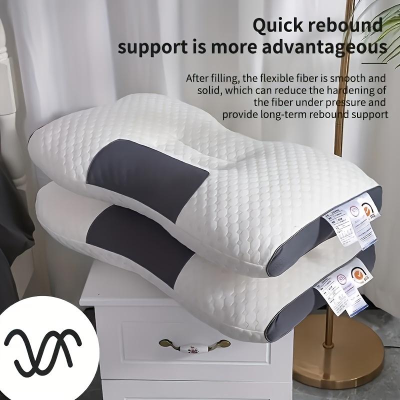 Washable Knitted Massage Pillow for Neck Support and Sleep Aid Ideal for Adults, Students, and Home Use