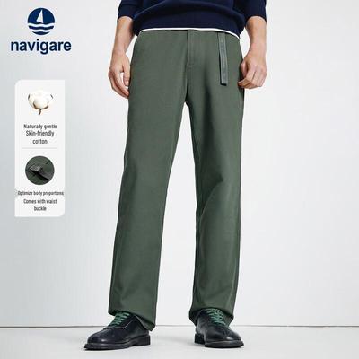 Herren Straight-Fit Casual Lange Hosen