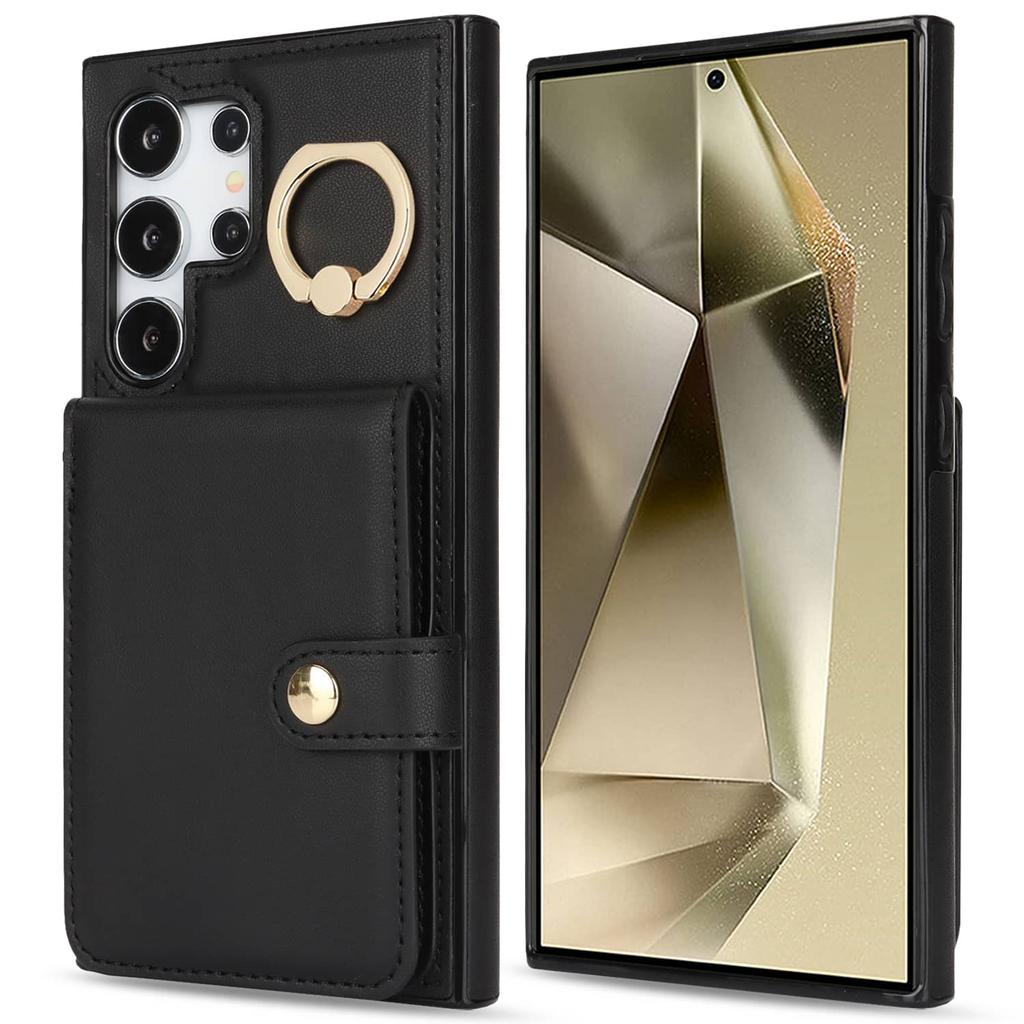 for Samsung Galaxy S24/S23/S22 Ultra/S23 FE/Note 20 Ultra 5G Case with Card Holder,Wallet Case Flip Folio Book PU Leather Cover