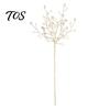 Elegant Mantlepiece Display Accents Faux Crystal Christmas Tree Picks with Bendable Wire, Acrylic Pearl Sprays Festive Bouquet Filler Strands