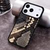 Schlangenhaut-Print Handyhülle Für iPhone 17,16e,15,14,13,12,11,Mini,Pro,MAX Weiche Silikonhülle