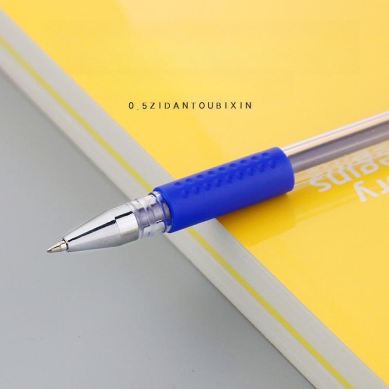 10PCS/box Red and Blue Pen Gender-neutral Pen Student Business Signature Pen Writing Trace 0.5mm Stationery