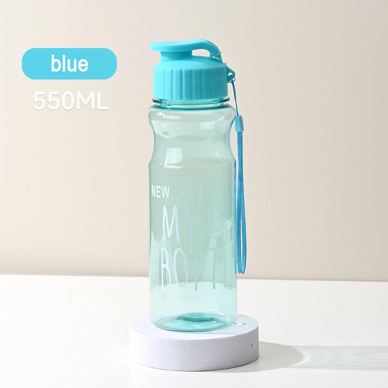 550ml průhledná láhev na vodu Přenosný sportovní kelímek na pití Kuchyňské nářadí Láhev na vodu do školy v přírodě Cestovní dívčí chlapecký pohár