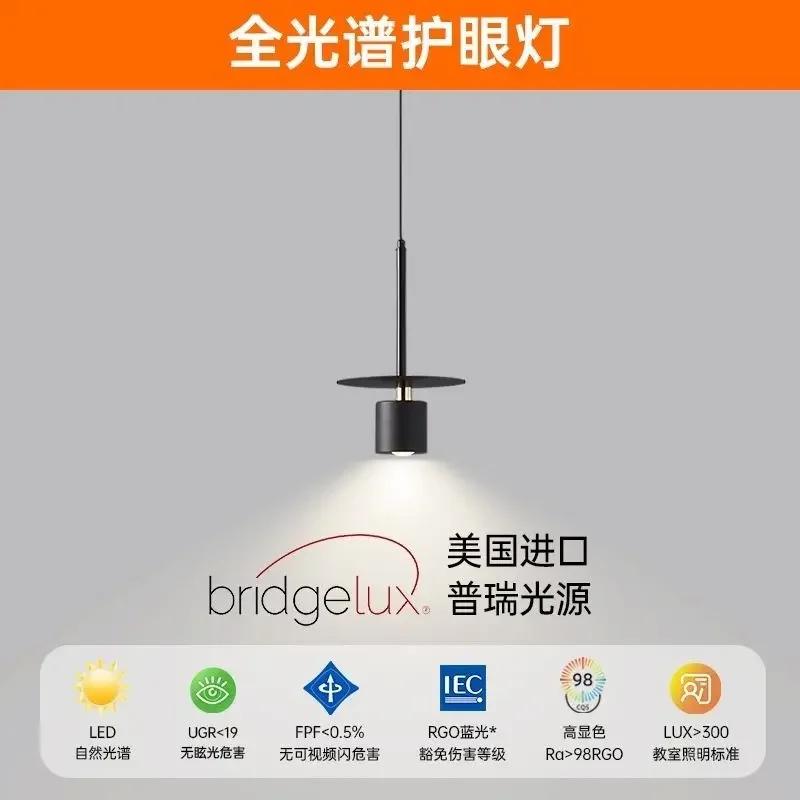 Nordic Simplicity Home Decor Lights Creative Bar Entrance Study Single Head Pendant Lights Lamps for Living Room Light