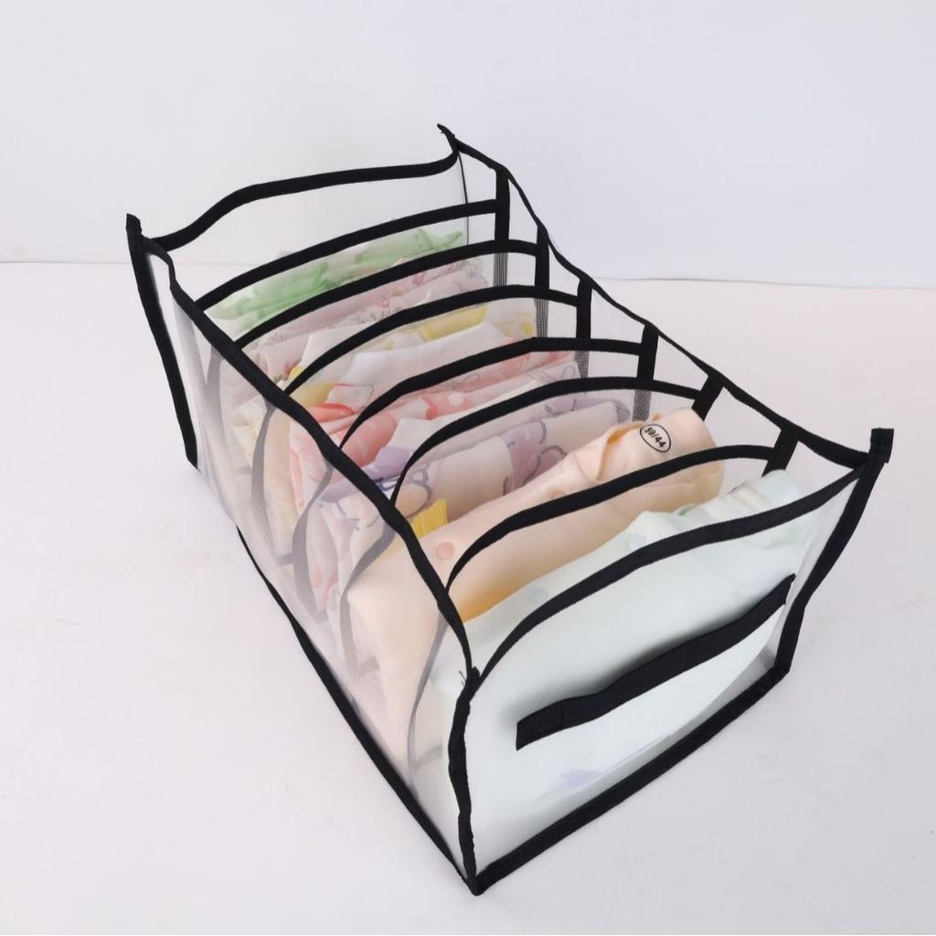 Faltbarer Schubladen-Kleiderschrank-Organizer mit Griffen für Unterwäsche und Kleidung