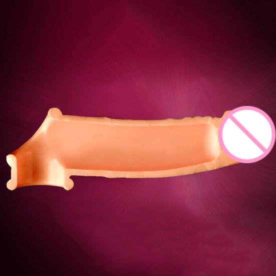 Men's Stimulating Silicone Condom Sleeve Delay Lasting Spike Condom Sexy Toy