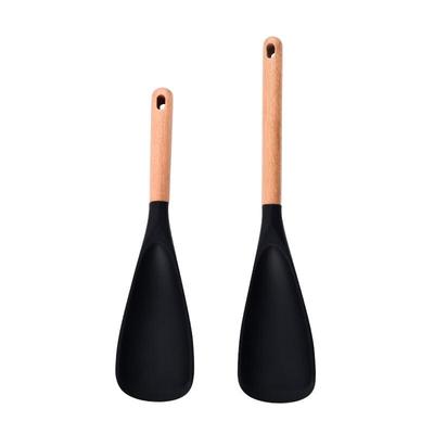 Kitchen Silicone Spatula & Spoon 2-Piece Set