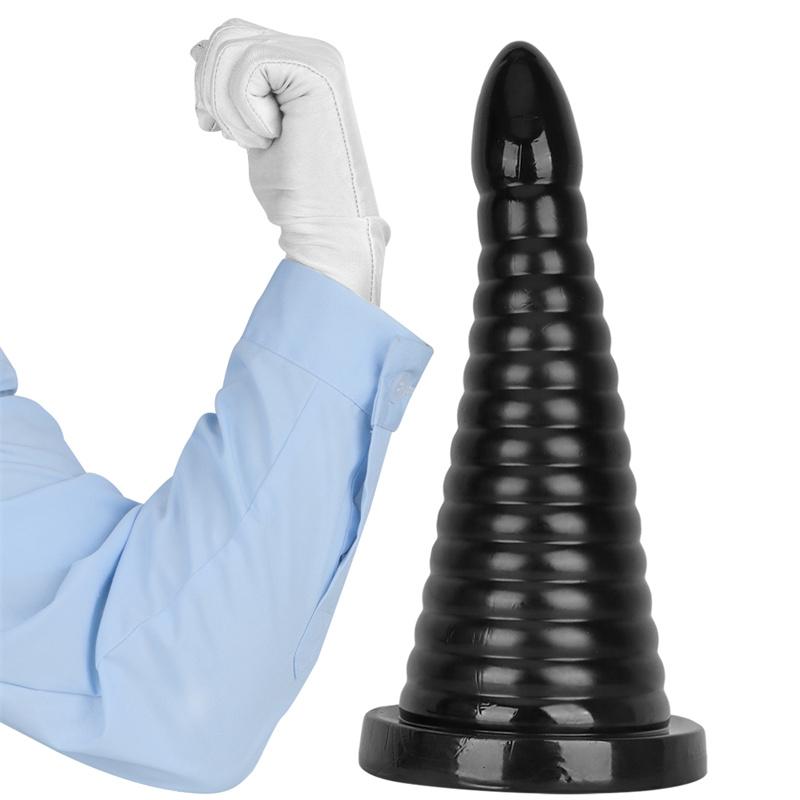 37 cm velká černá chryzantéma anus anus plug Extra velký tlustý anální expandér expanzní hračka Sex produkt Pagoda Penis
