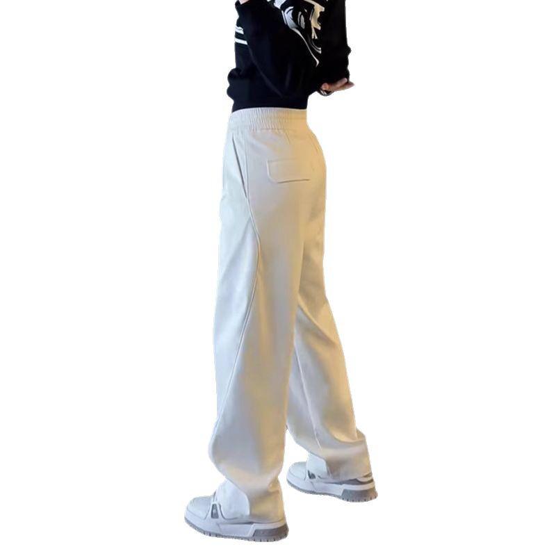 2025 Men's Summer Wide-Leg Drapey Pants: Versatile High-End Fashion Trousers