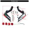 1 Pair Handle Windshield Motorbike Modification Accessories Handguard Handlebar Hand Guard with Bolt