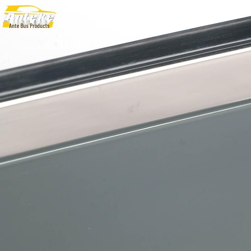 12-18 Lavida Rain Deflectors: 3D Stainless Steel Sun Visor Decorative Stickers