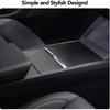 Tesla Model Y Juniper 2025-2026 & Model 3 Highland Center Console Wrap Kit ABS Carbon Fiber Cover Sticker Ultra Slim Interior Protector Decorative