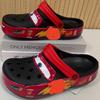 Unisex Crocs X McQueen Car Clogs: Breathable Casual Summer Beach Style