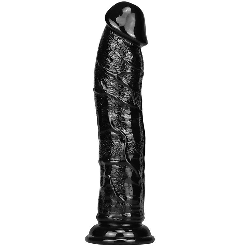 Straight General Eggless Dildo Crystal Simulation Penis Transparent Jelly Wearing Female Masturbation Device