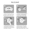 Bathroom Suction Cup Handle Grab Bar Shower Safety Bar Tub Door Anti Slip Handrail Bathroom Grab