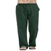Men’s Plus Size Linen Long Pants with Pockets - Loose, Breathable, Comfortable 