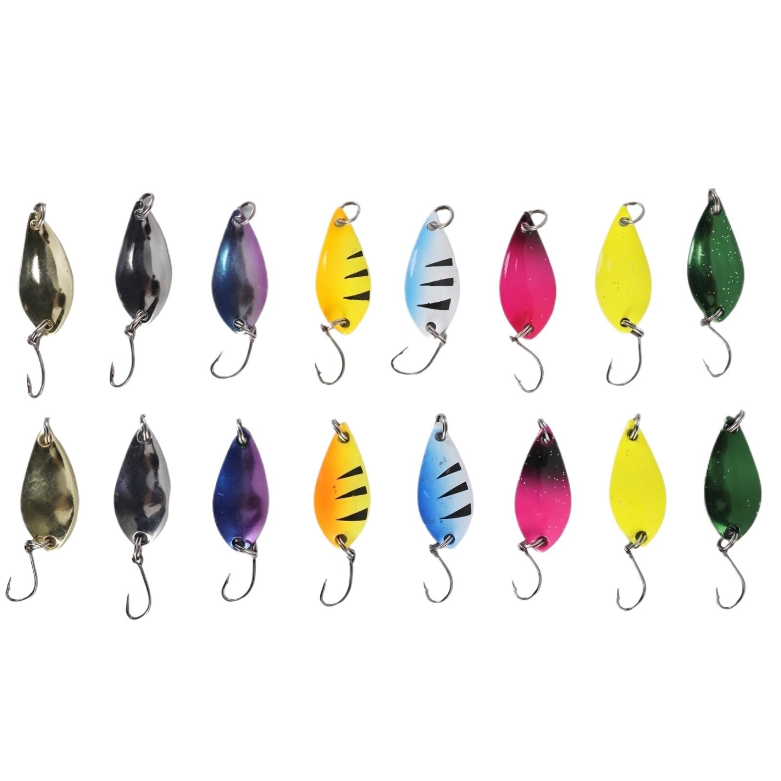 

16PCS Biomimetic Fake Leaf Glitter Long-Range Throwing Ferrous Board Road Sub Suit one size