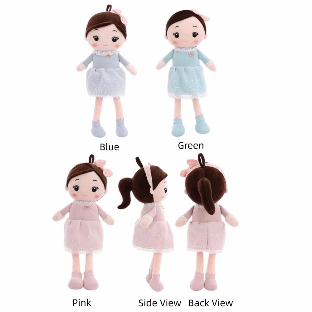 Lace Clothes Sleeping Dolls 40cm Size Soft Doll Pillow Cute Stuffed Dolls  For Kids
