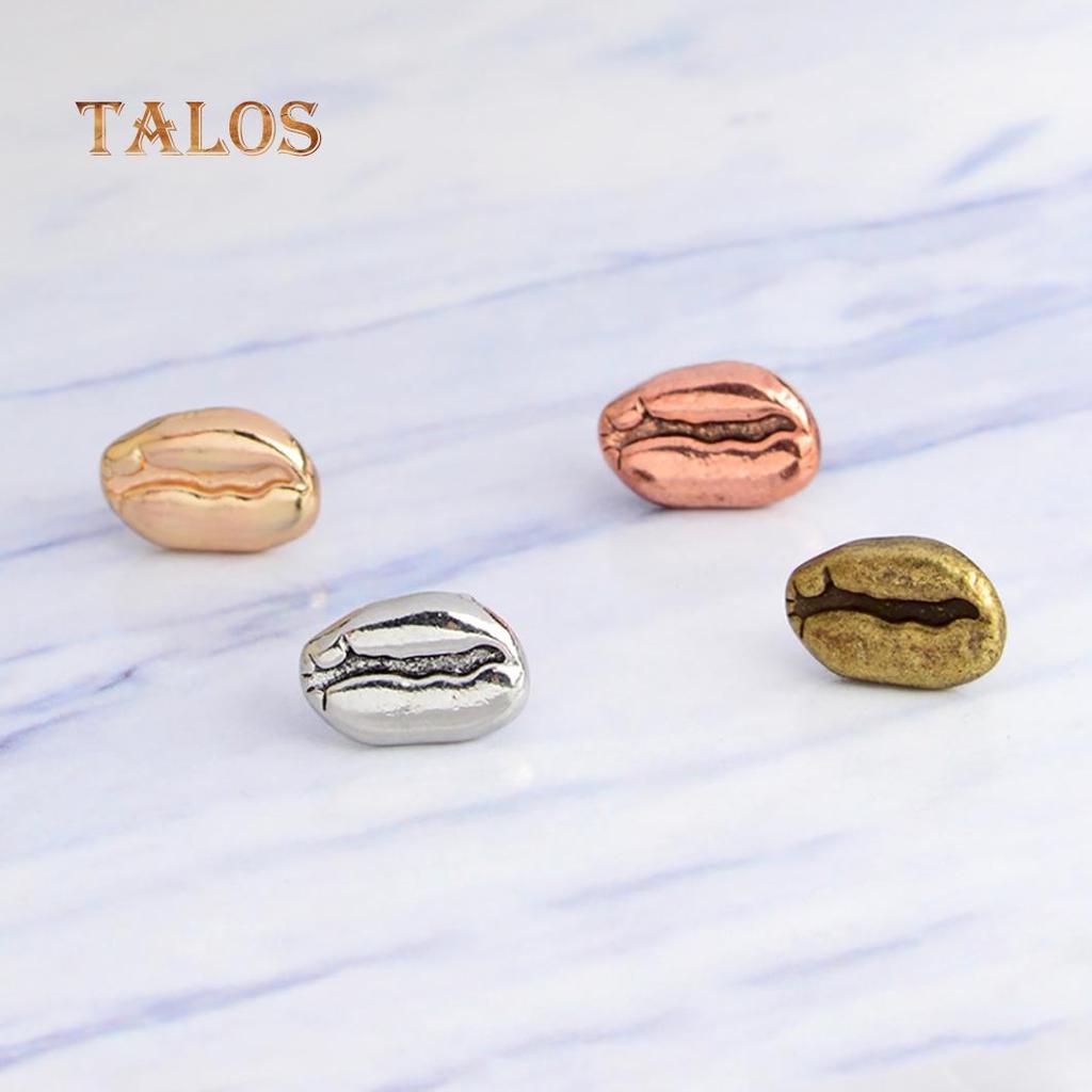 Männer Frauen Kaffeebohne Brosche Anstecknadel Denim Kragen Hemd Abzeichen Schmuck Dekor Schönheit