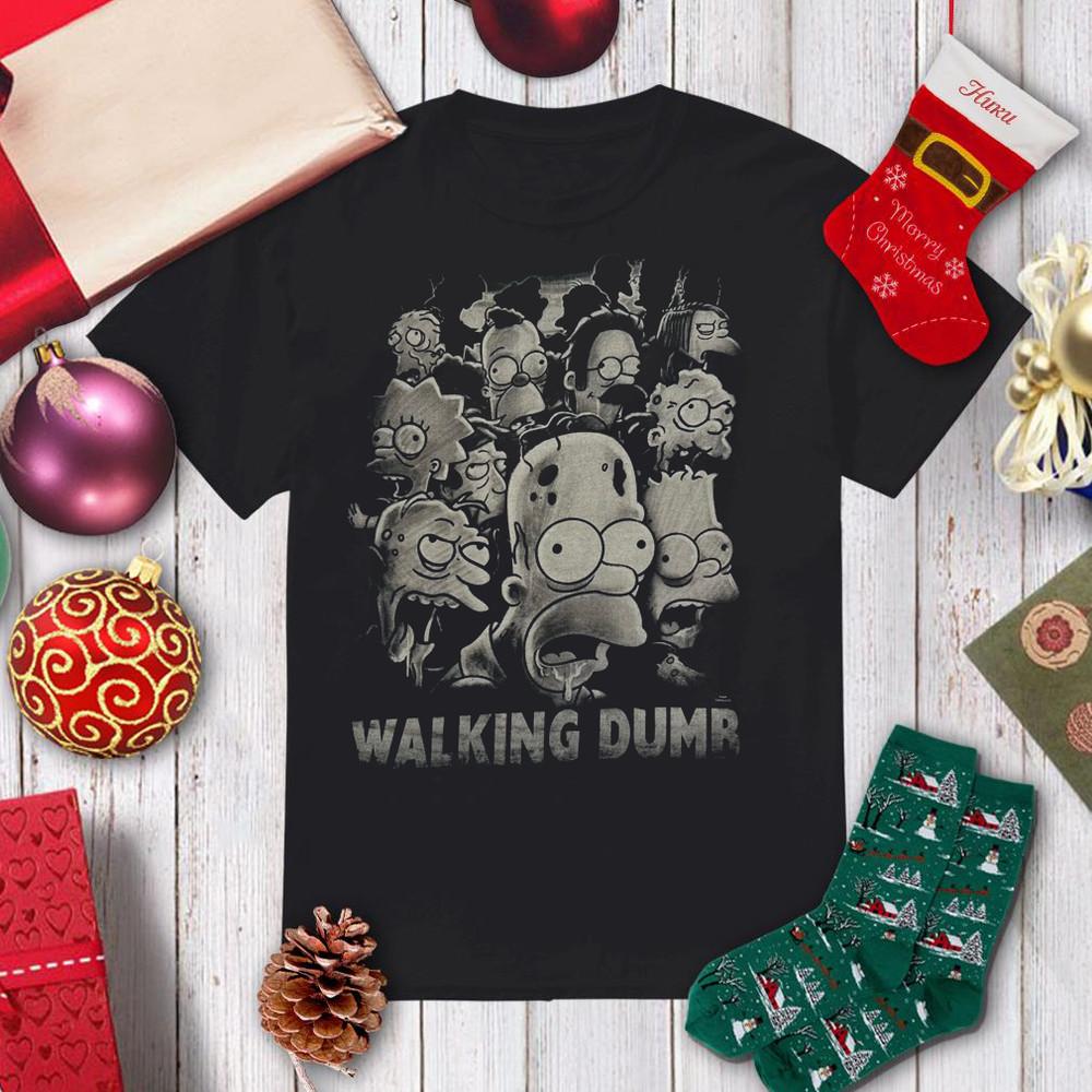Новая THE SIMPSONS Ходячий тупица унисекс S-234XL Черная унисекс футболка D1179 Унисекс футболка XL