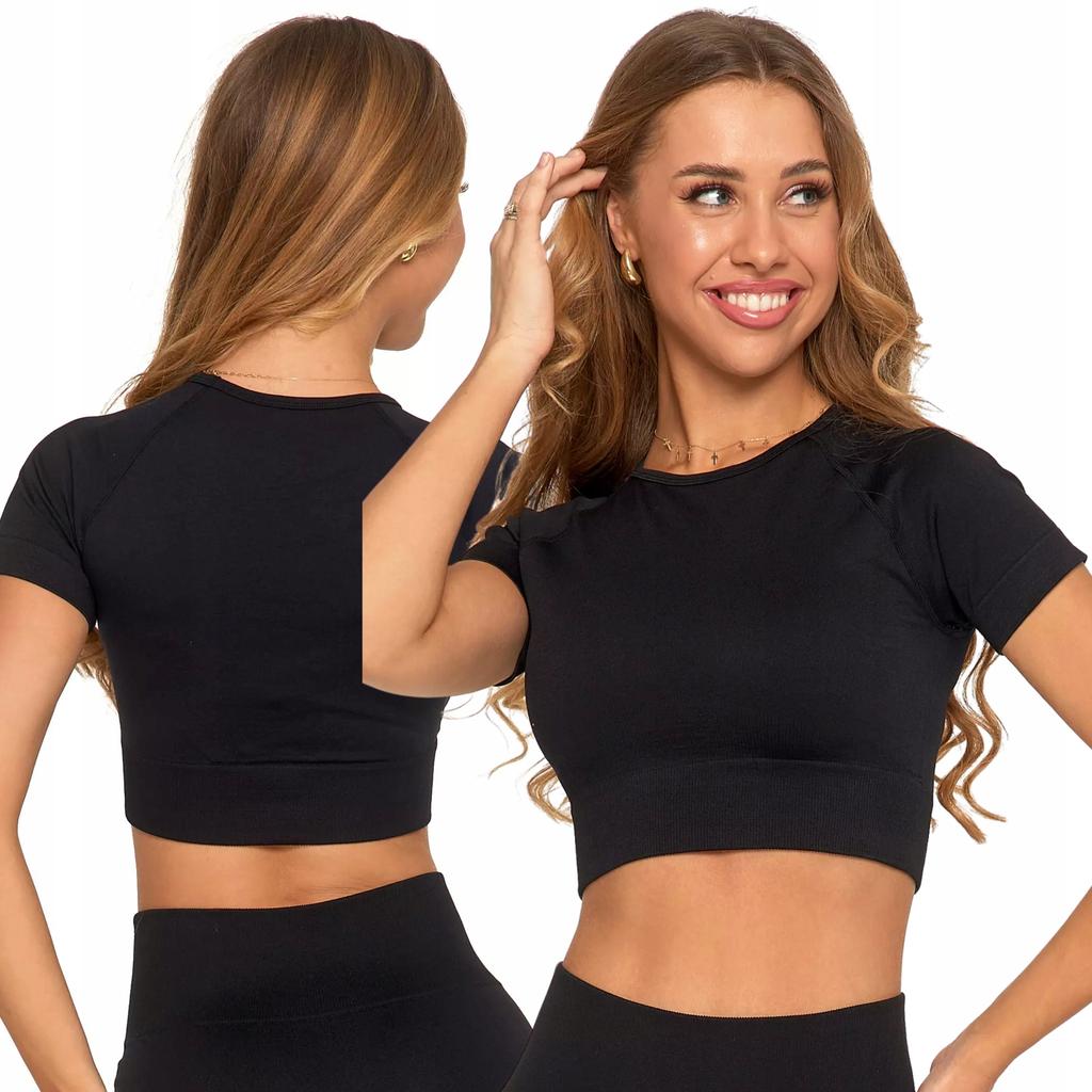 Women's Short Sleeve Top T-Shirt MORAJ L/XL BLACK