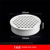 Reusable Insert Type Floor Drain Grid PVC 50-160 Round Upgraded Thickened Simple Sewer Building Materials Bathroom Accessories