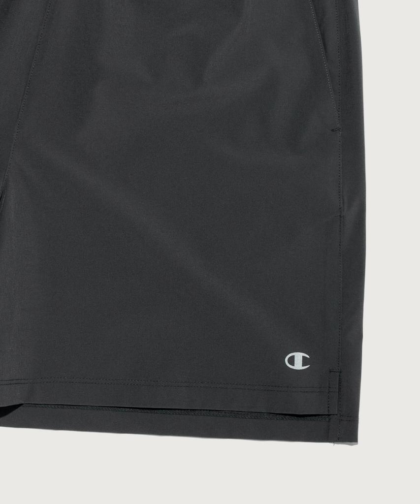 CHAMPION C-Logo Woven 5-Inch Shorts Charcoal