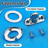 Gisafai Canvas Twist Lock Fasteners, Turn Button Fasteners, Eyelet and Stud Mounting Screws 20