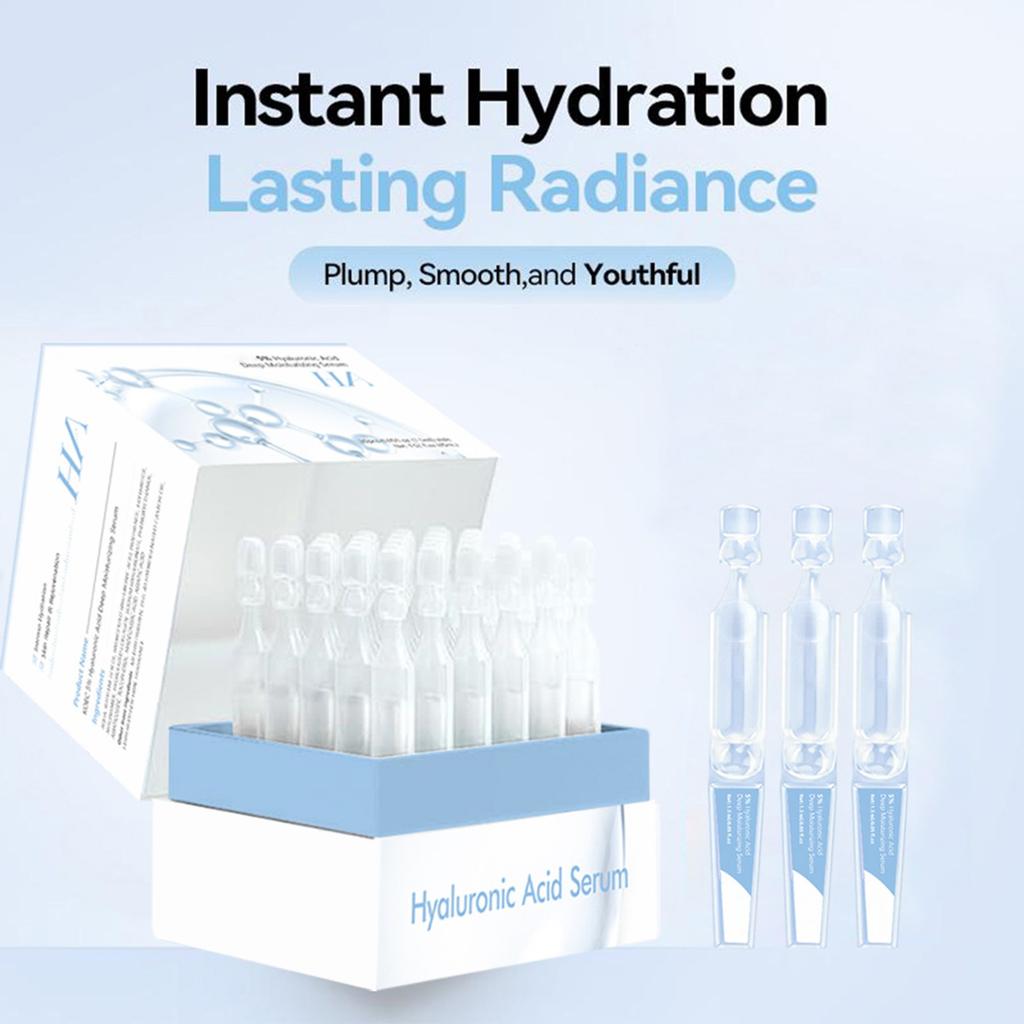 Ultra Moisturizing Serum 3% Hyaluronic Skin Pre Makeup Care Face Serum Disposable Bottle Care (1.5ml*30)
