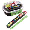 Skater Lunch Box Chopstick Box Set Chopsticks 16.5cm for Children Antibacterial Treatment Maizen Sisters Easy to Open Sliding Type Made in Japan ABS2A