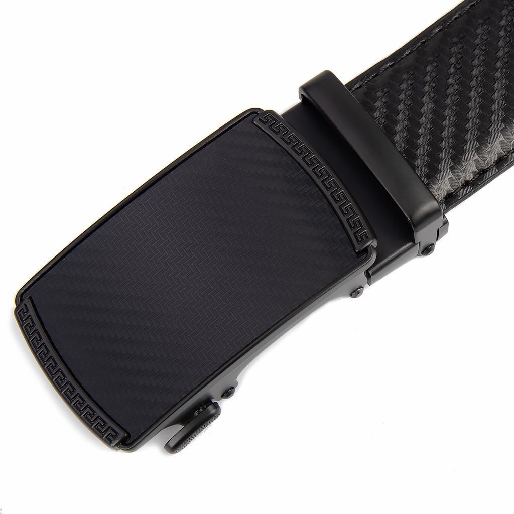 Belt Men'S Two-Layer Cowhide Business Automatic Buckle Men'S Belt Simple Business Belt