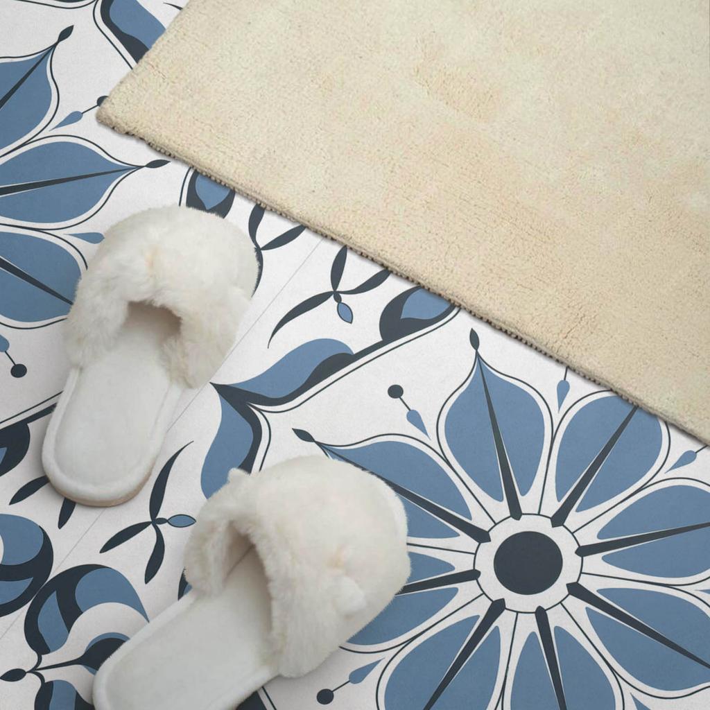 Self-Adhesive Vinyl Panel With Print 100x50 Cm Floral Pattern with Details