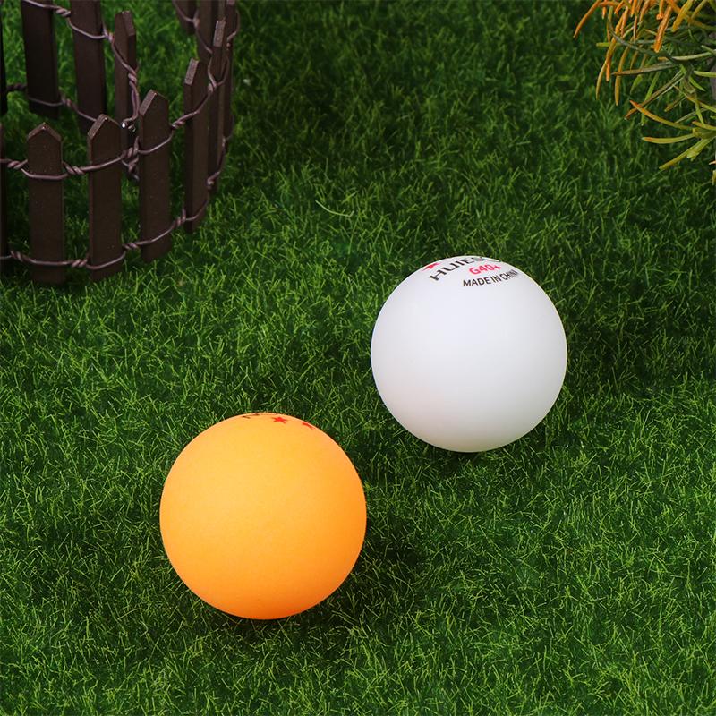 10Pcs 3 Star Table Tennis Training Balls G40+ White Orange Abs Ping Pong Balls For Table Tennis Club Training Pingpong Balls