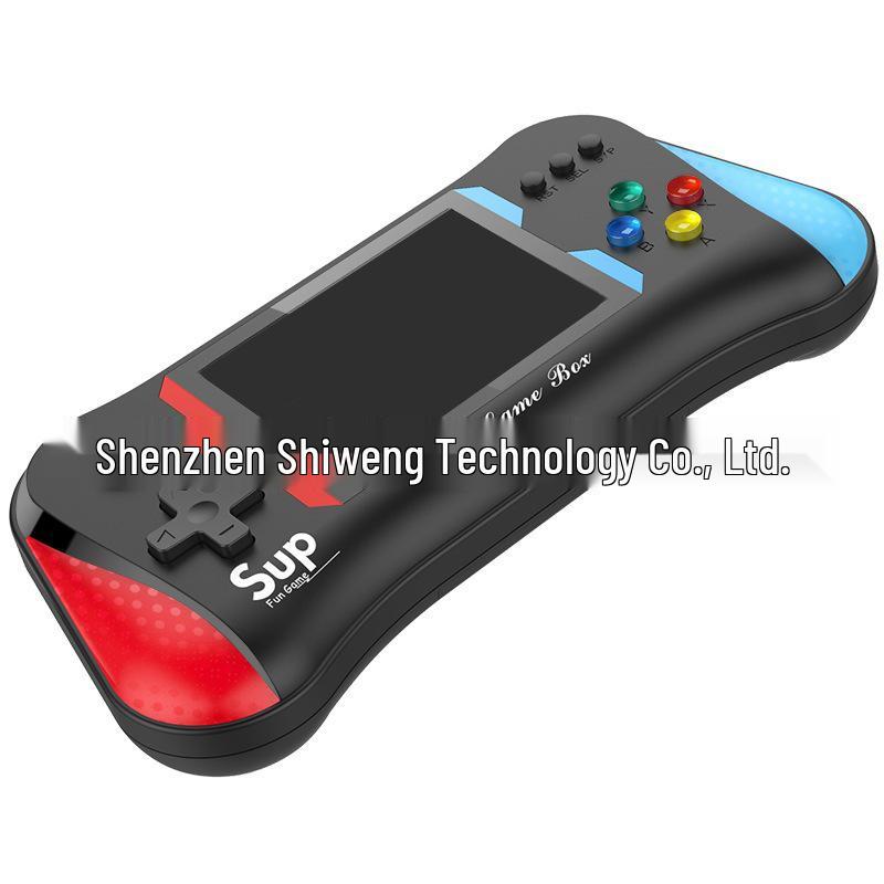 X7M Handheld Game Console: 500 Classic Games, Multilingual, Educational Puzzle for Kids, Horizontal Screen