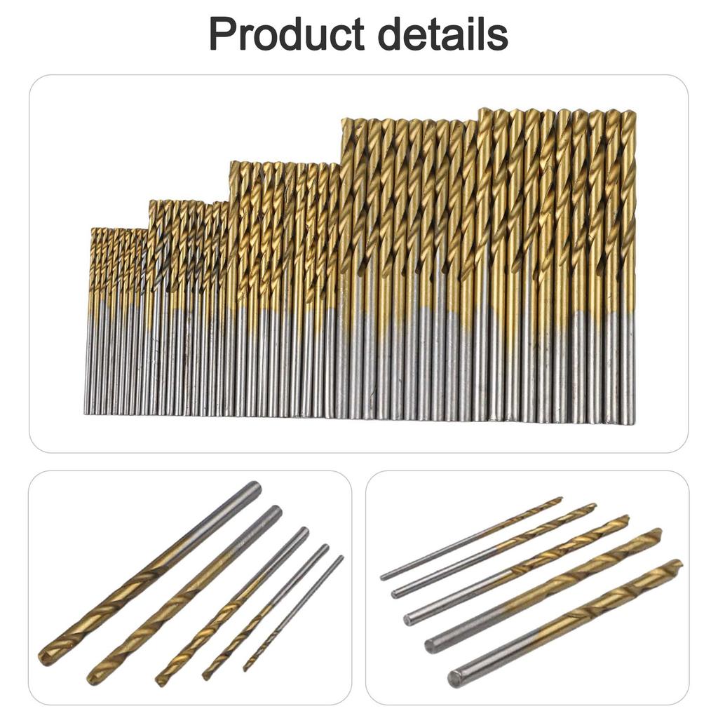 Drill Bits Set HSS Drill Bits Metal Drill Accessories Enhanced Hardness Process