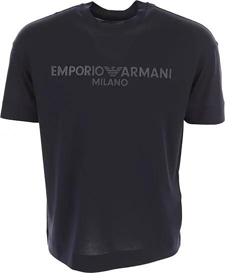 Emporio Armani luxury men's t-shirt BLU navy - Size: M