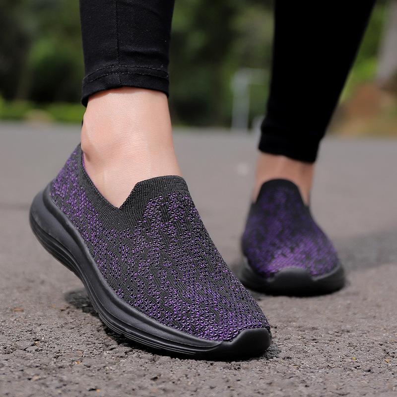 Nowe buty z siateczki tkanej na muchę, buty dziecięce do handlu zagranicznego, buty damskie, casualowe, modne, sportowe, buty damskie dla matki, buty damskie