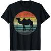 Camel Lover Gifts Retro Vintage Zoo Animal Silhouette T-Shirt