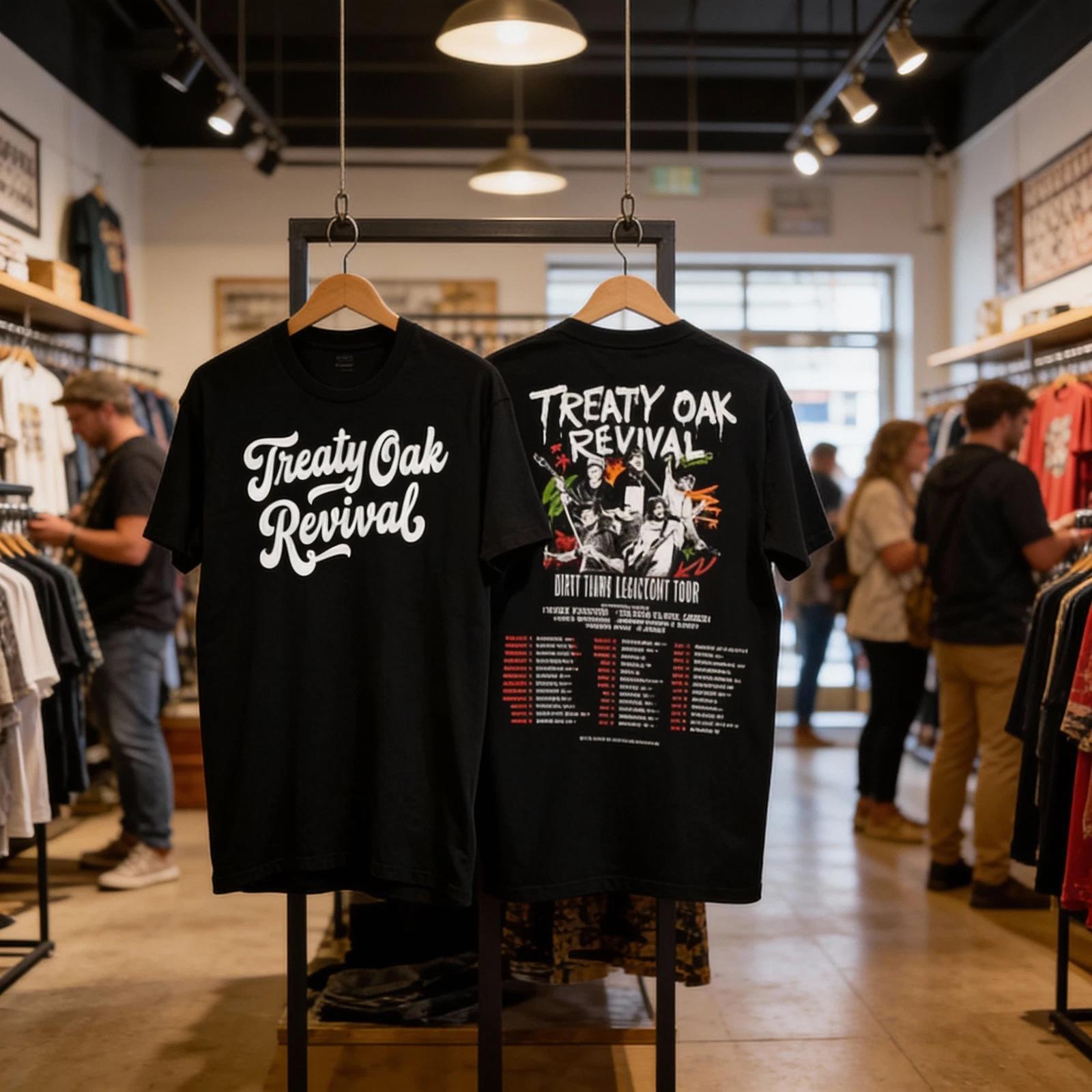 Treaty Oak Revival Tour 2026 Concert Unisex T-Shirt L