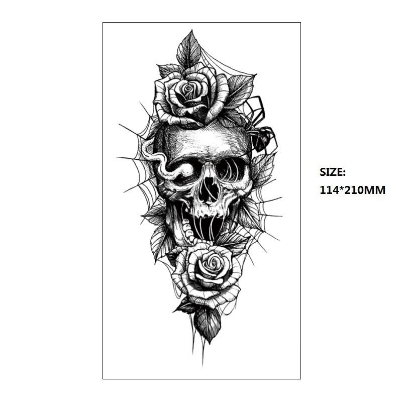 

Черная астронавтка красивая женщина классическая фигура маленькая полная рука Xqb перенос воды, имитация одноразовая татуировка наклейка 114*210MM