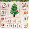 1 Set Of Christmas Metal Fridge Magnet Stickers For Kitchen Decor, Fridge Magnets, Christmas Tree Decorations