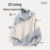 Men's Jeep Half-Zip Stand-Collar Sweatshirt