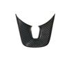 Inner Steering Wheel U Type Cover Trim For Fit Kia K3 Forte -22 Carbon Fiber