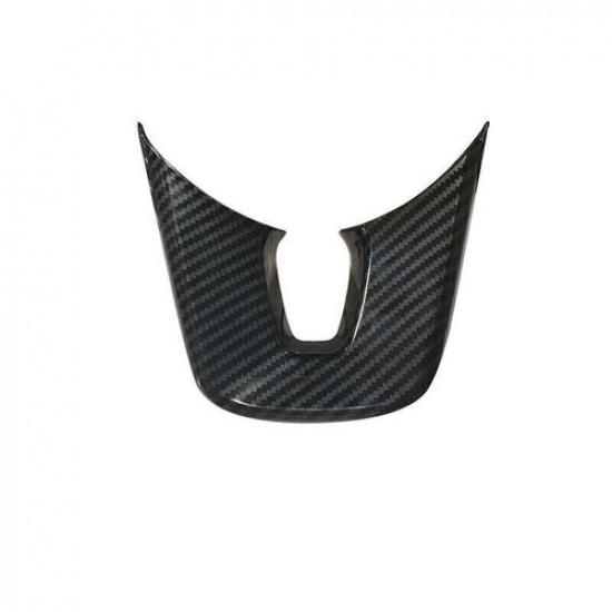 Inner Steering Wheel U Type Cover Trim For Fit Kia K3 Forte -22 Carbon Fiber