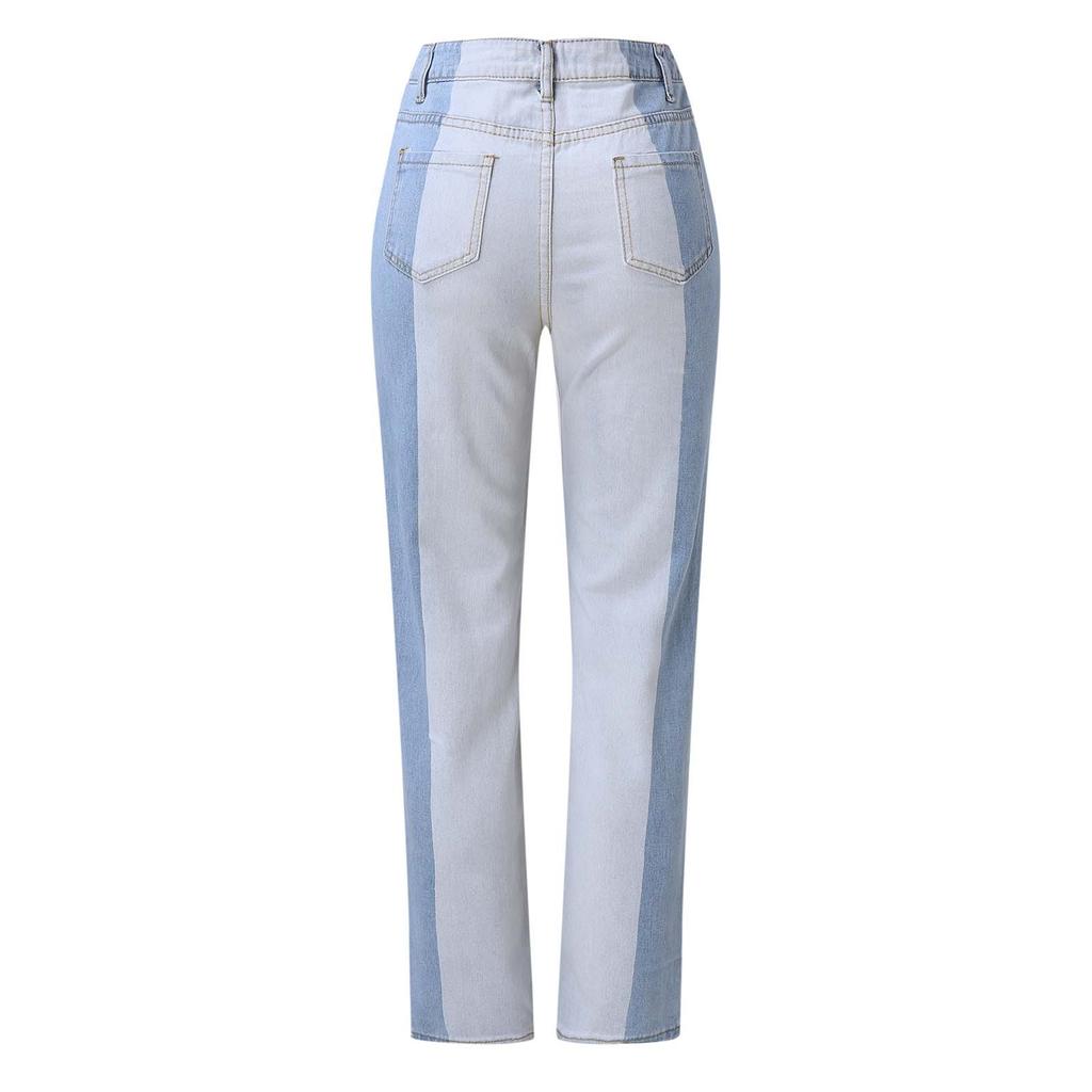 Denim Wide-Leg Pants 