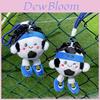 Cute Embroidered Football Plush Keychain With Pp Cotton Filling For Gifts And Decor